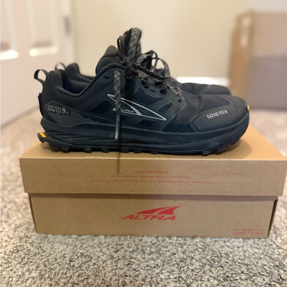 Altra Lone Peak All-Weather GTX Men's Trail Running Hiking Shoe - Black